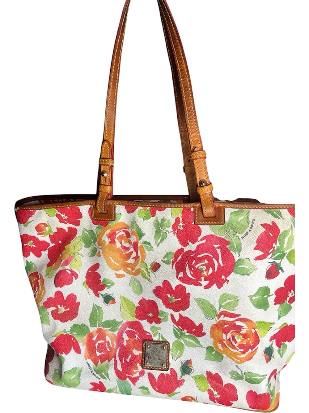 Vintage Dooney & Bourke Bloom Leisure Roses Tote